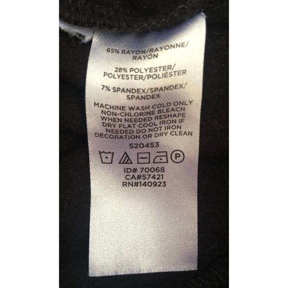 Lou & Grey Black Opaque Mid Rise Leggings Regular Size XS Tag-less - Picture 5 of 5